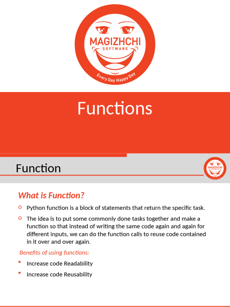 Functions | PDF | Computers | Technology & Engineering