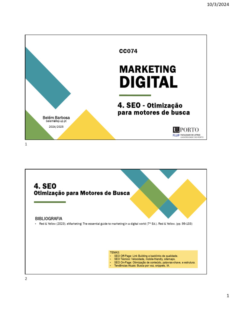 Guia Completo de SEO para Marketing Digital | PDF | SEO | Informática