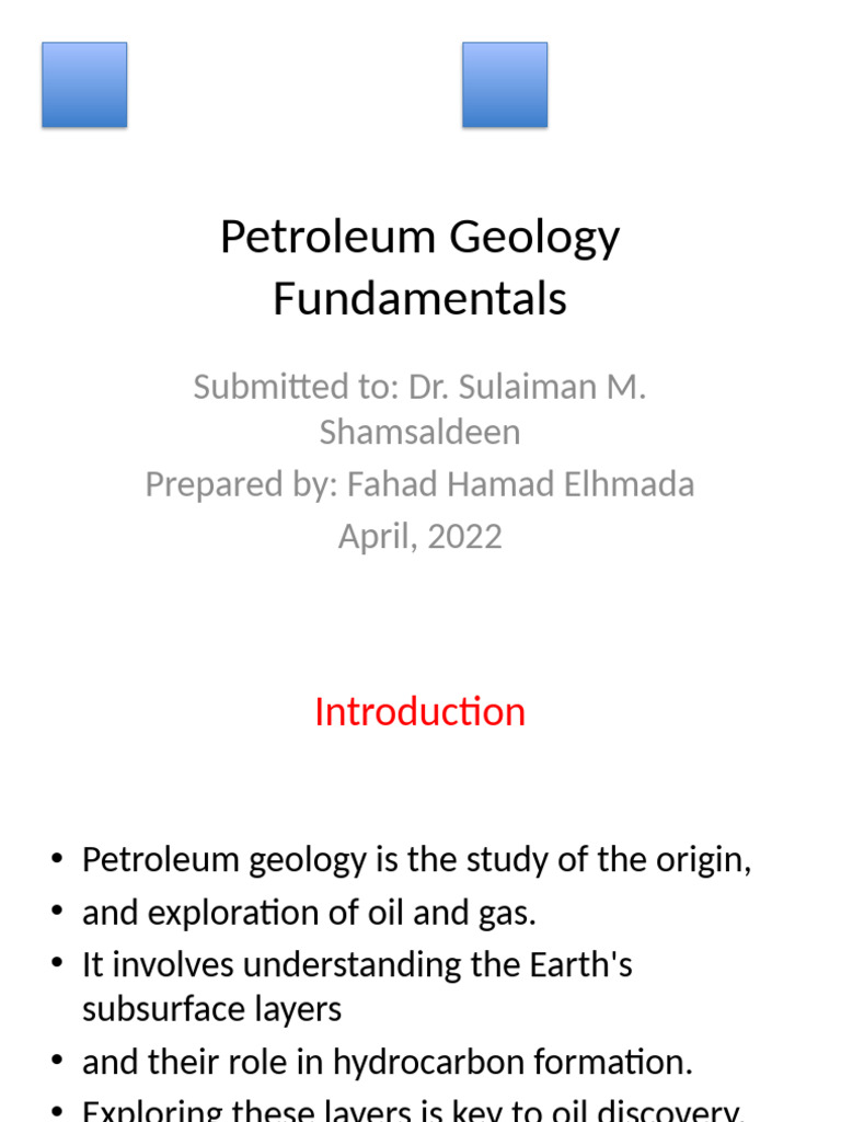 Introduction to Petroleum Geology | PDF | Petroleum | Petroleum Geology