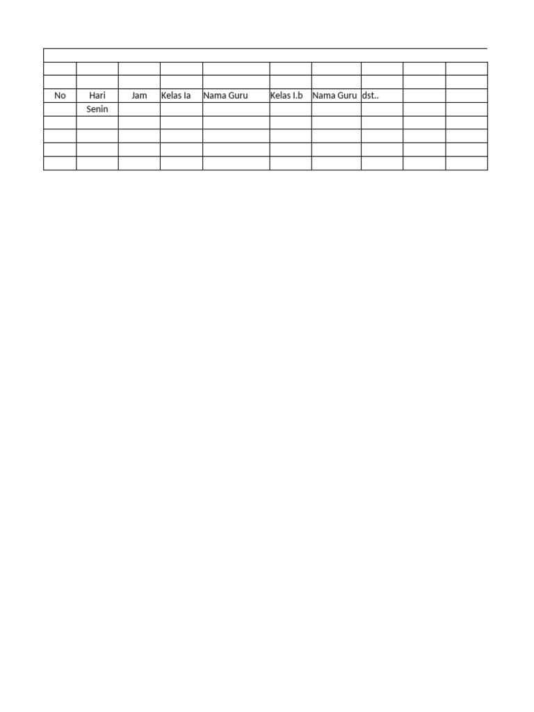 Roster SD Per Sekolah | PDF | Kesehatan Holistik