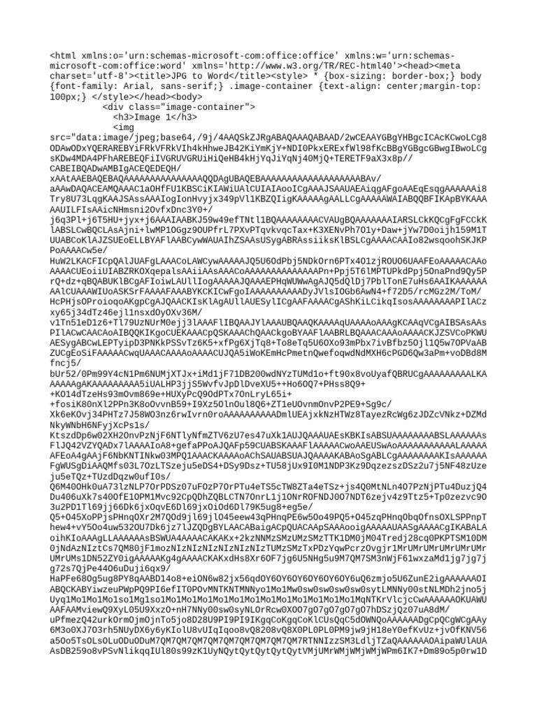 Transform Jpg To Word