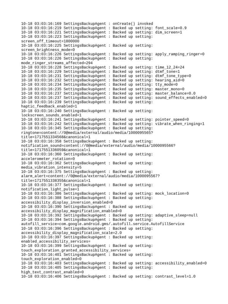 Settingsprovider | PDF | Finance & Money Management | Computers