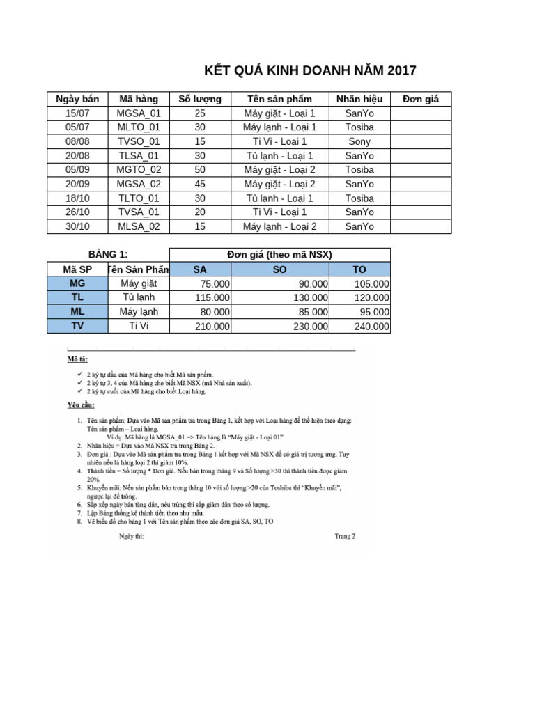 Excel Test | PDF