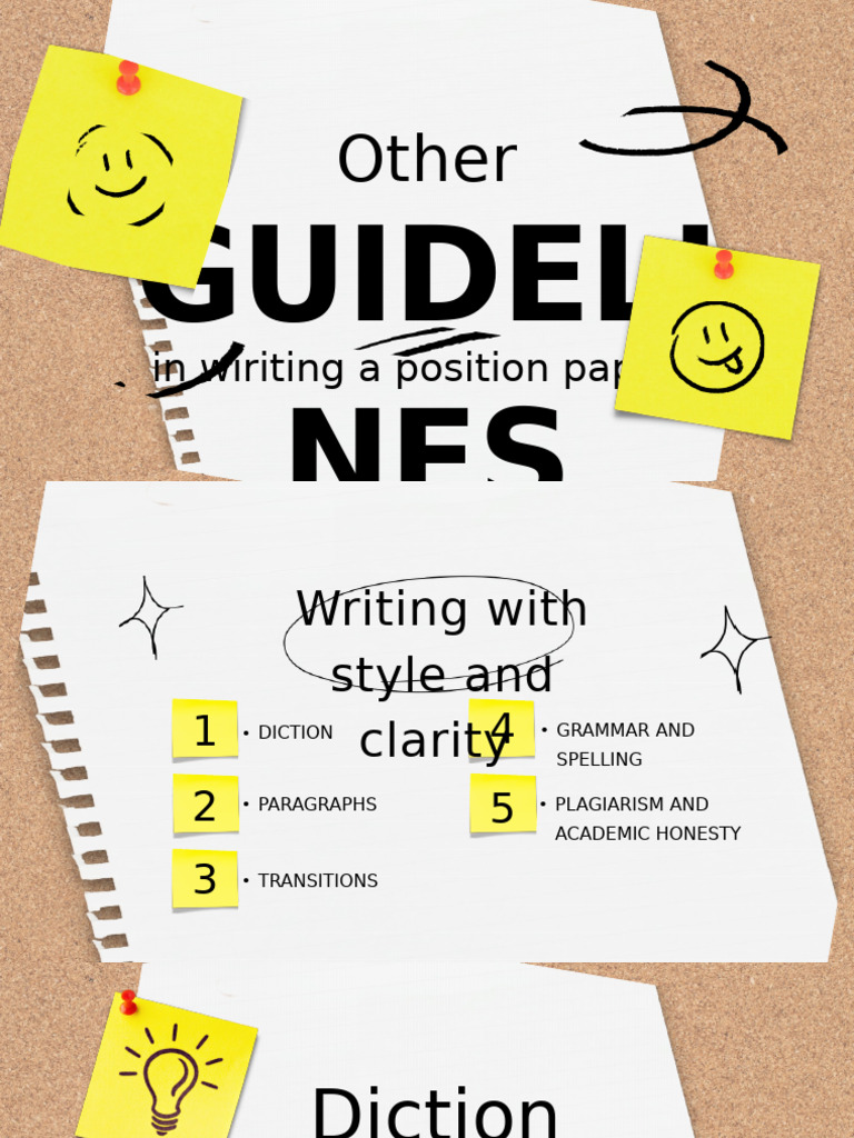Position Paper Writing Guidelines | PDF | Plagiarism | Cognition