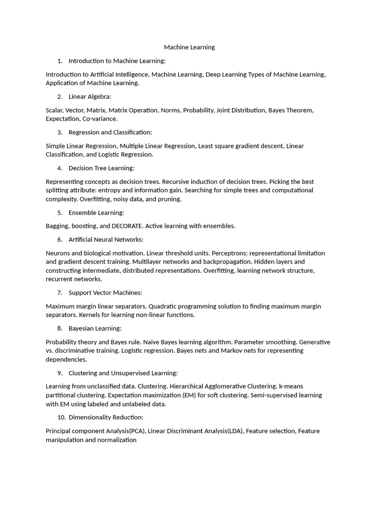Comprehensive Guide to Machine Learning | PDF | Teaching Methods ...