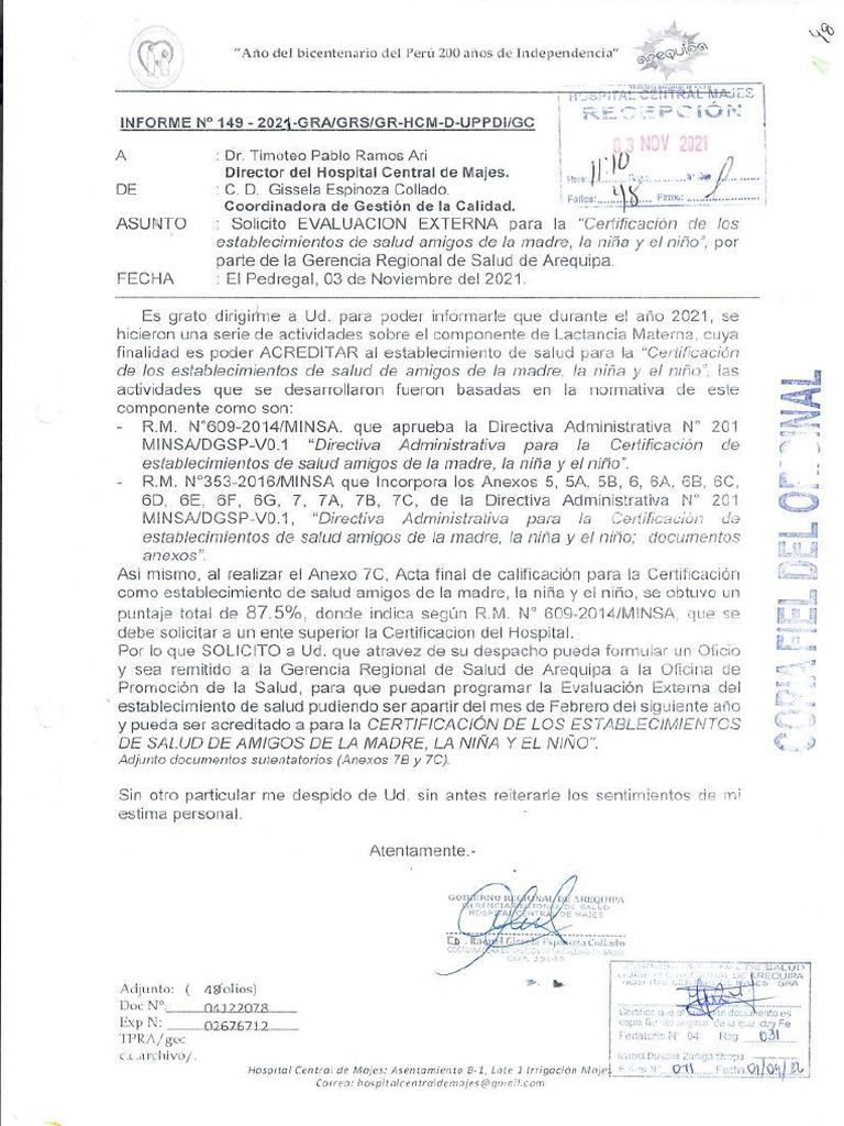 Acta Final de La Evaluacion Interna 7C + Inf. para Enviar A GERESA Del ...