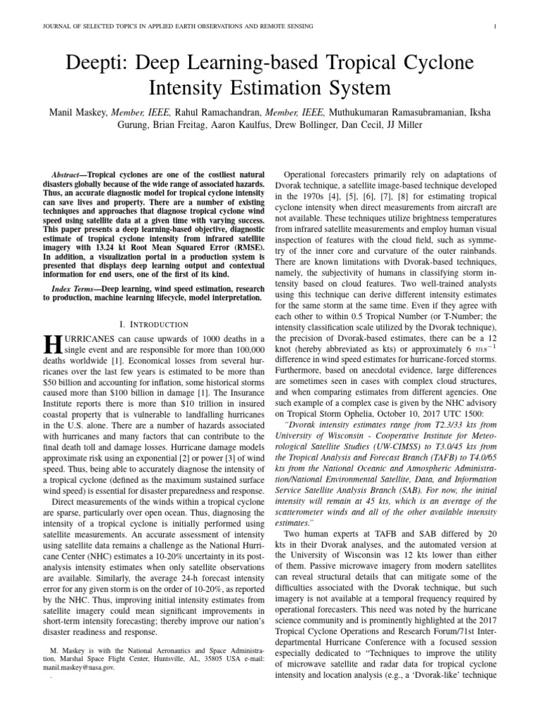 CYC 5 | PDF | Tropical Cyclones | Deep Learning