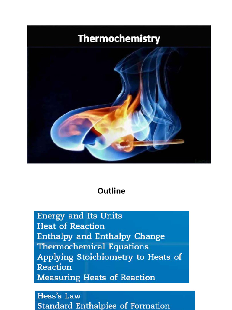 Understanding Thermochemistry Basics | PDF | Heat | Enthalpy