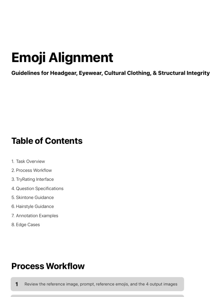 Emoji Alignment Guidelines | PDF | Clothing