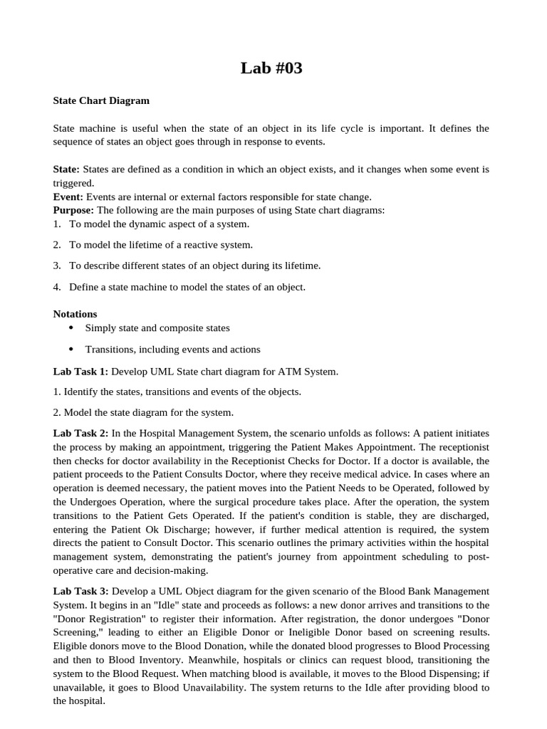 Lab 03 | PDF | Health Care | Medicine