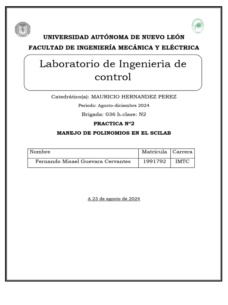 A2 1991792 LAB CONTROL | PDF