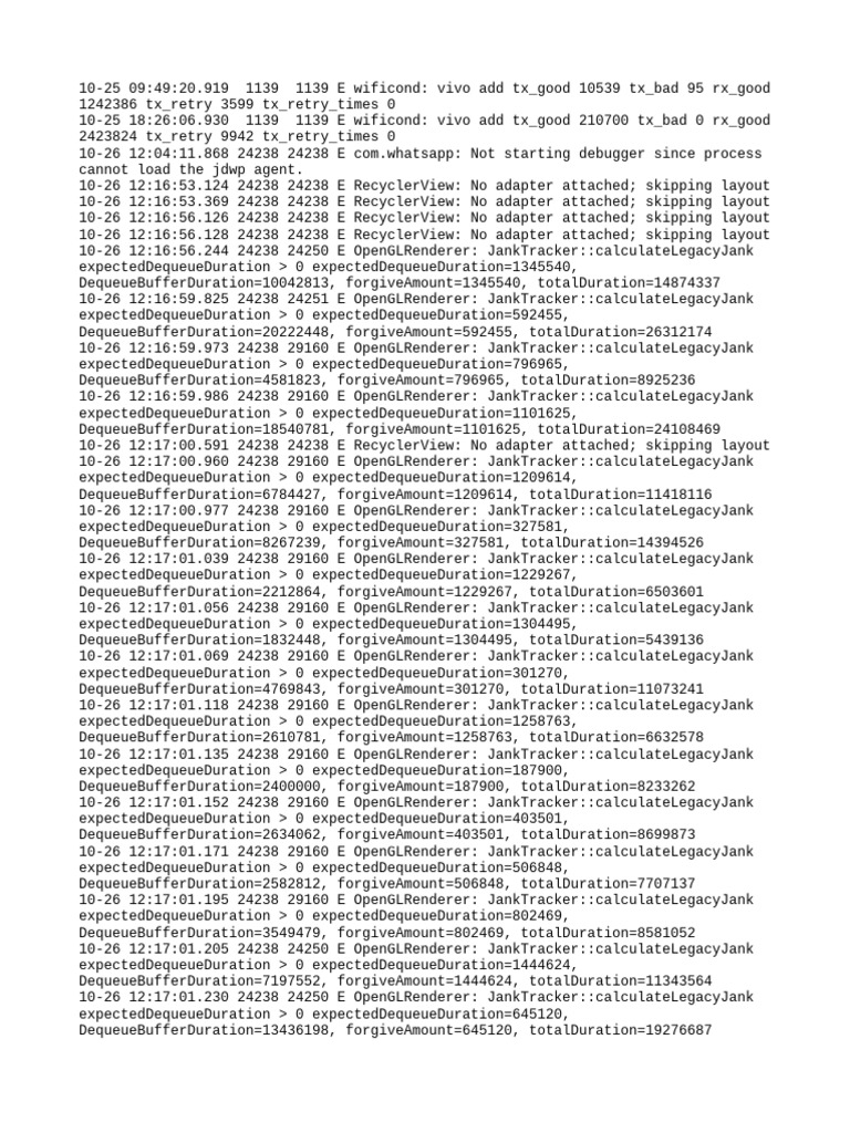 Analyzing WiFi and OpenGL Errors | PDF | Software | System Software