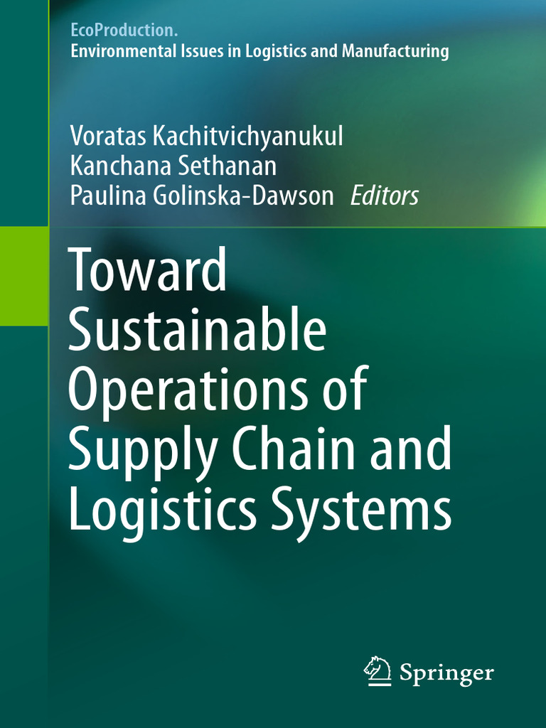 Towards Sustainable Operations and Supply Chain Book | PDF | Supply ...