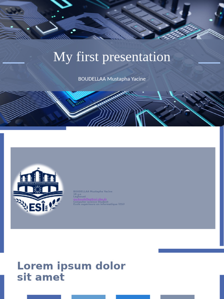 Computer Science Presentation Template | PDF