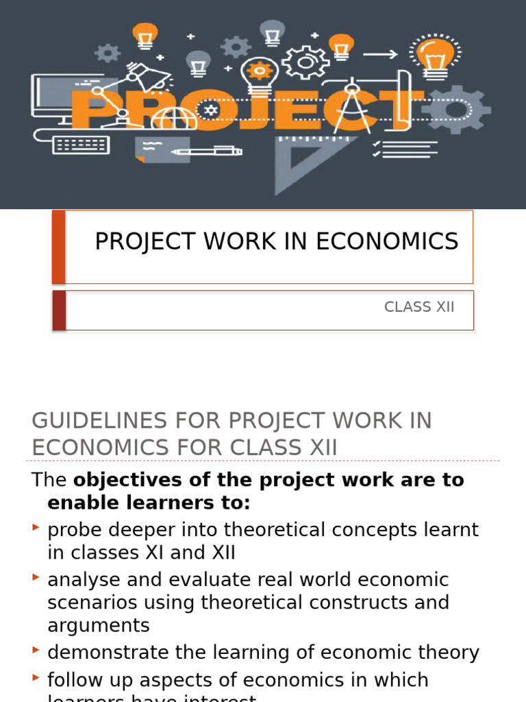 Economics Project Guidelines for Class XII | PDF | Economics | Science
