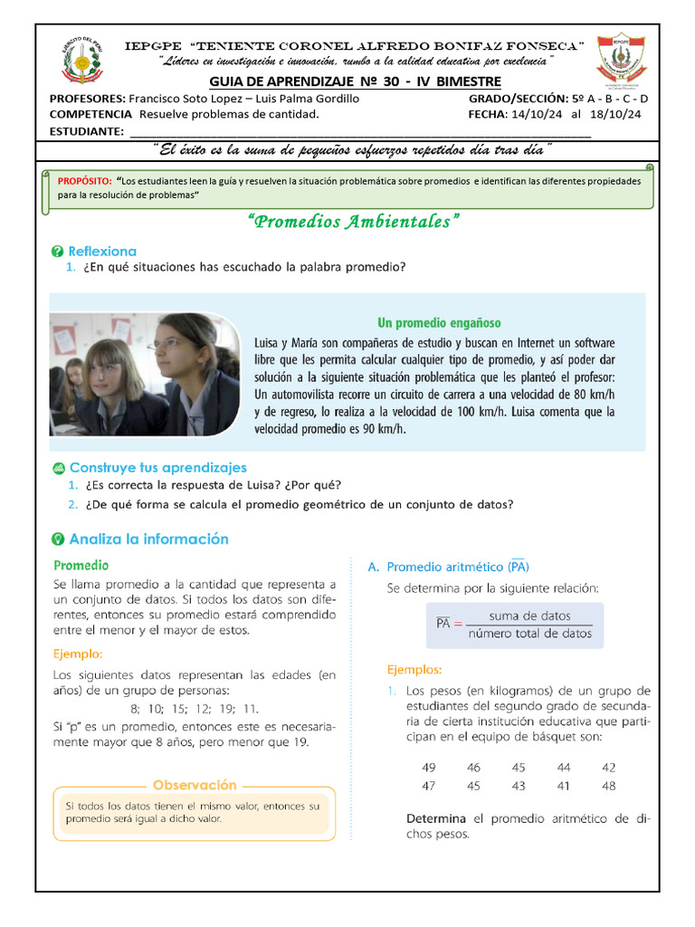 Guia de Clase N 30 - 5 Sec | PDF | Crecimiento personal y profesional