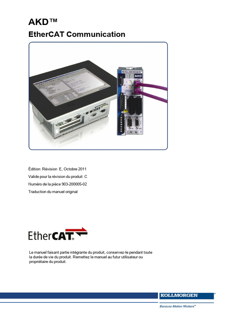 AKD EtherCAT : Installation et Configuration | PDF | Ethernet | Modèle OSI