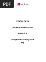 Bula do Vóric (Trometamol Cetorolaco) | PDF | Gravidez | Analgésico