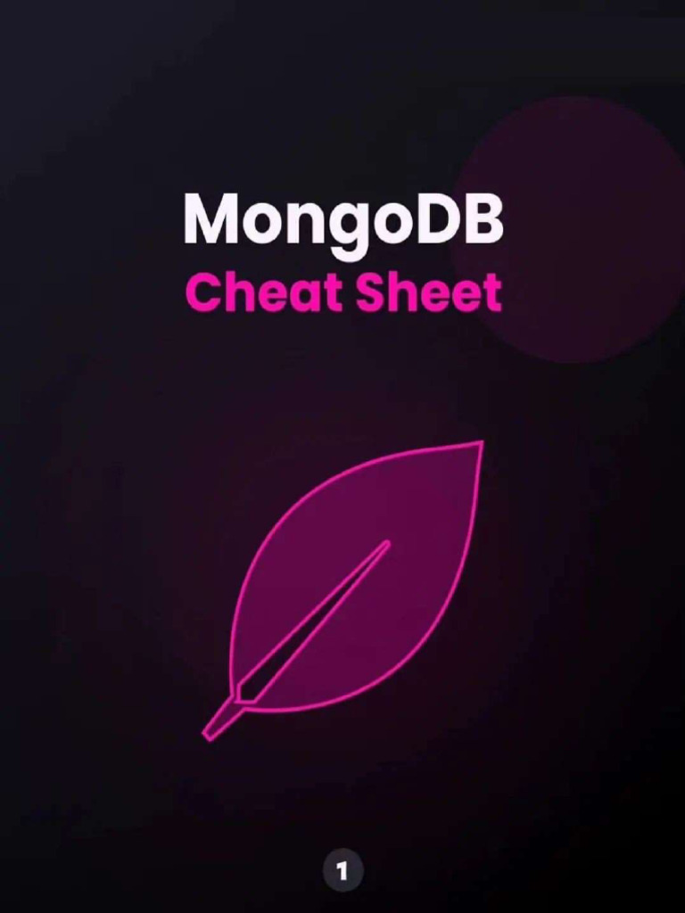 MongoDB cheatsheet | PDF