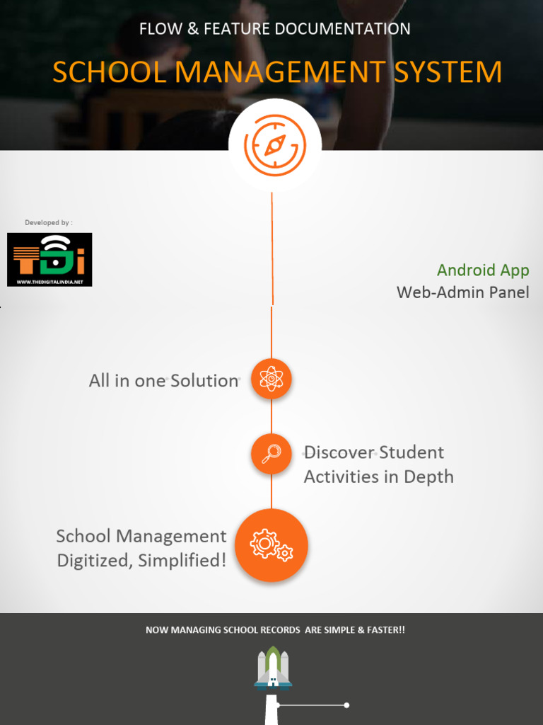 School Management System: Flow & Feature Documentation | PDF | Mobile ...