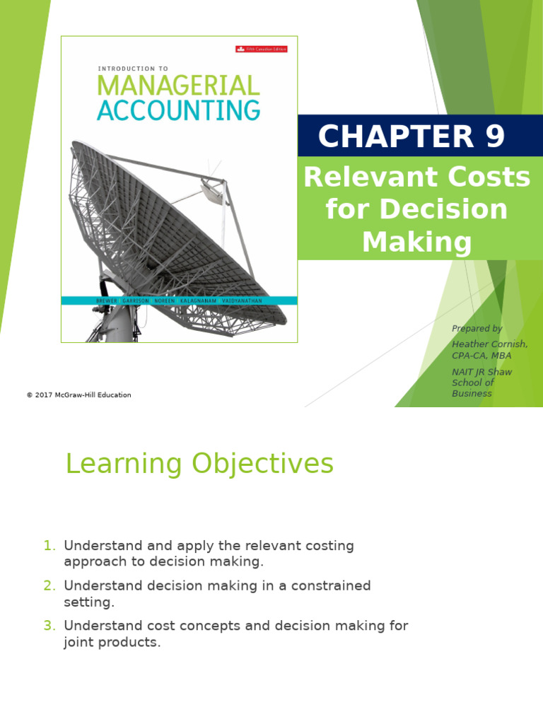 Relevant Cost Analysis for Decision Making | PDF | Depreciation | Expense