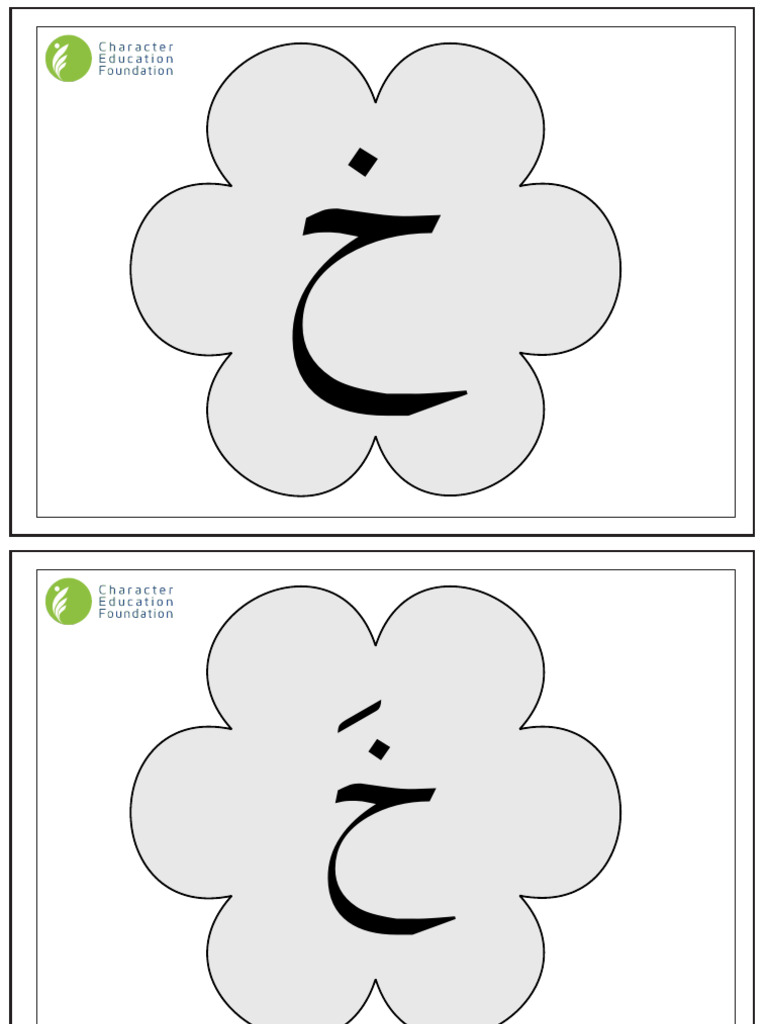 Cut outs ع،غ،خ | PDF