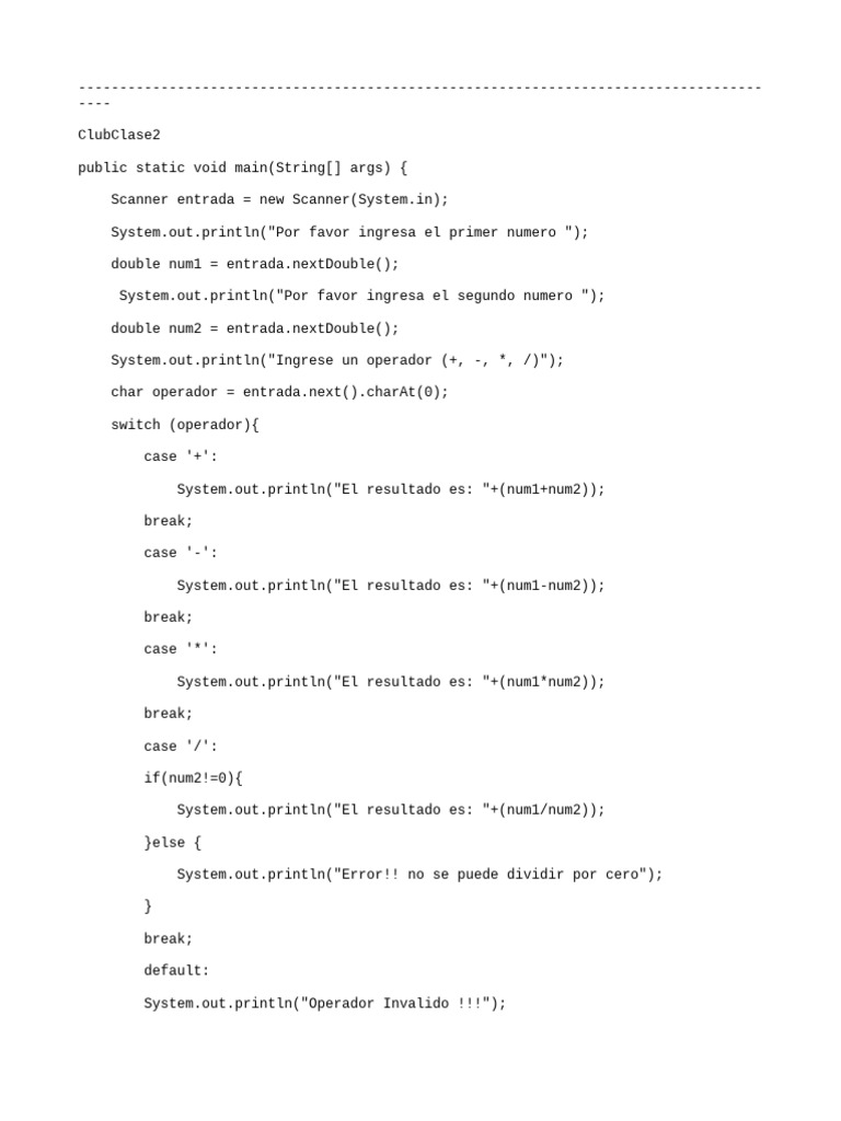Ejercicios de Programación en Java | PDF | Celsius | Fahrenheit