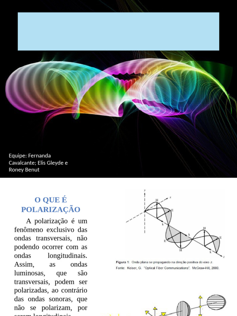 Entendendo a Polarização de Ondas Eletromagnéticas | PDF | Polarização ...