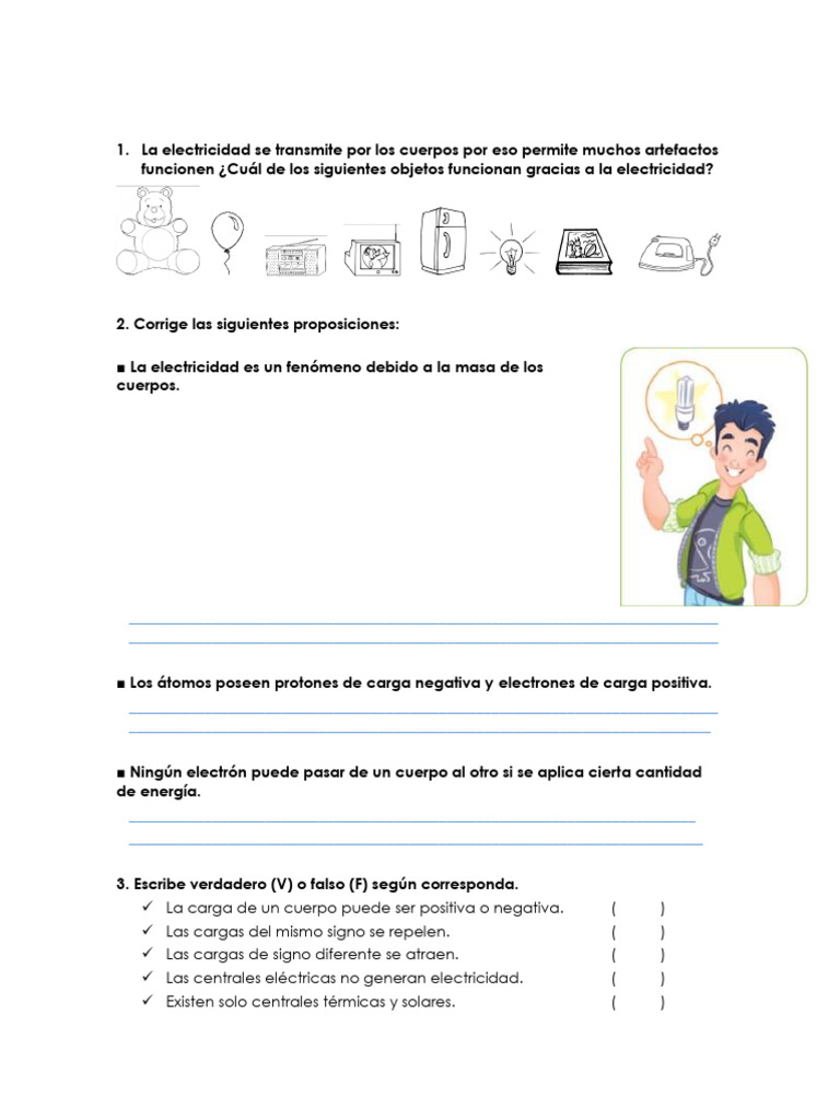 Ficha de Aplicación para La Casa | PDF | Electricidad | Electrón