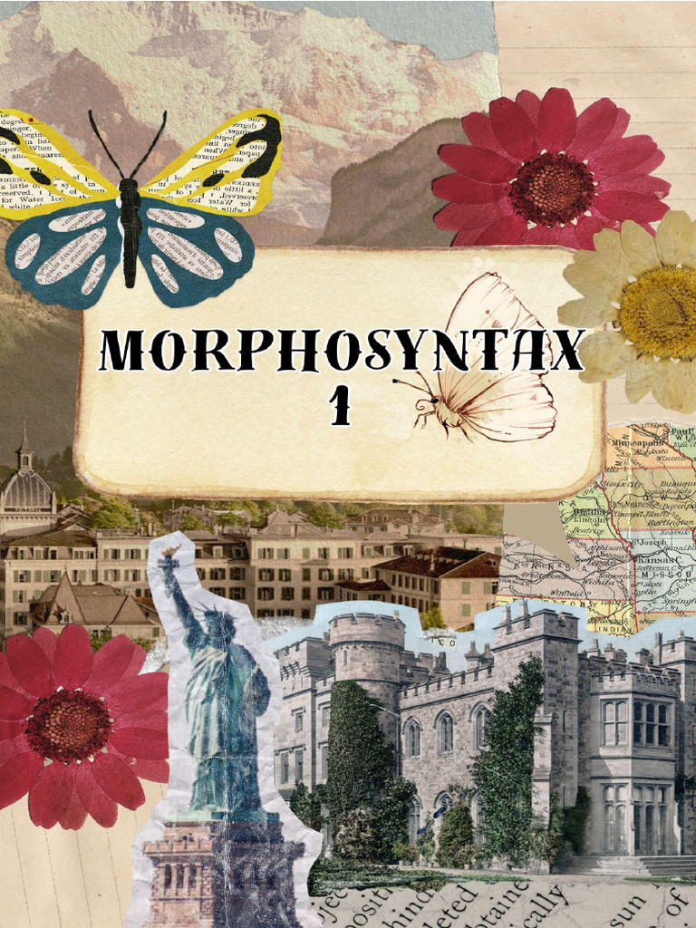 Morphosyntax 1 | PDF | Hamlet | Syntax