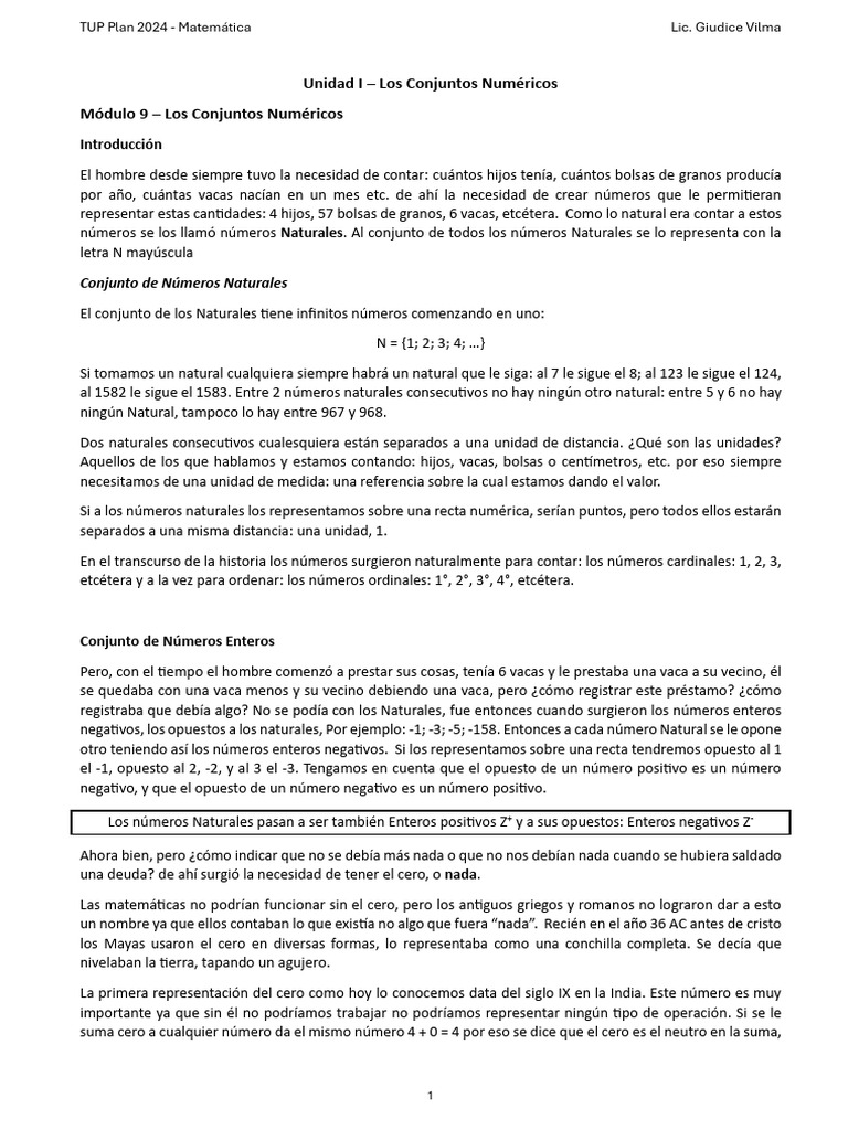 Modulo 9 conjuntos numericos pdf n meros divisi n matem ticas 