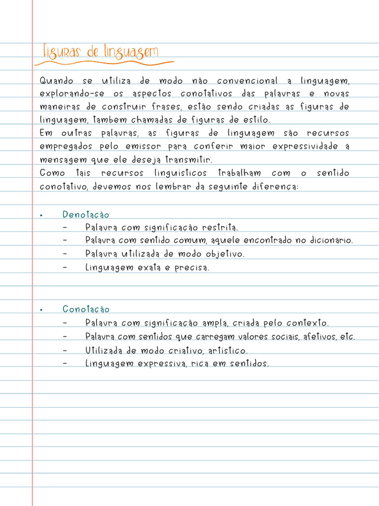 Figuras de Linguagem e Conotação | PDF | Carreira e Crescimento | Artes ...