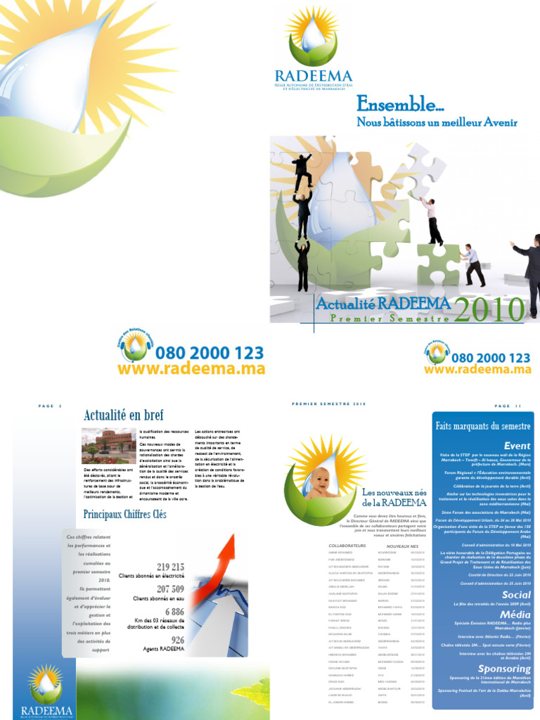 Actualités RADEEMA : Bilan 2010 | PDF | Gestion de la relation client ...