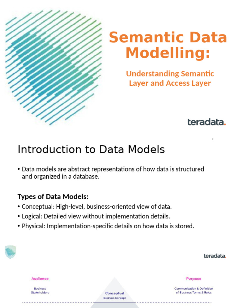 Understanding the Semantic Layer in Teradata | PDF | Data Warehouse ...