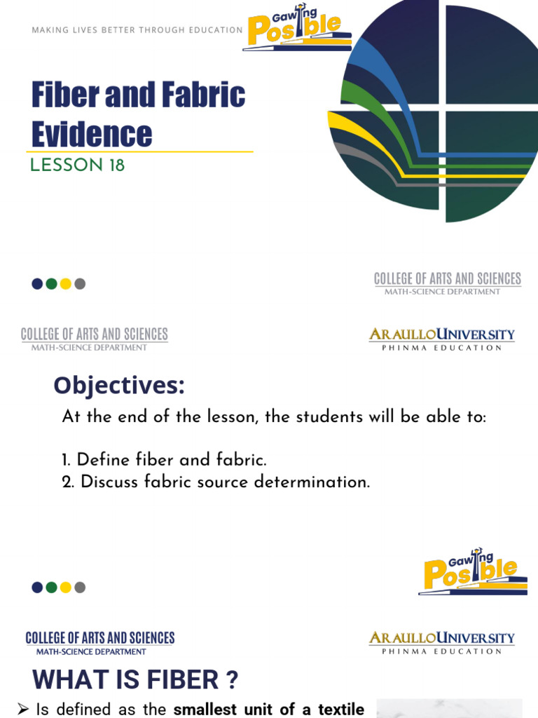 Understanding Fiber and Fabric Evidence | PDF | Textiles | Fibers