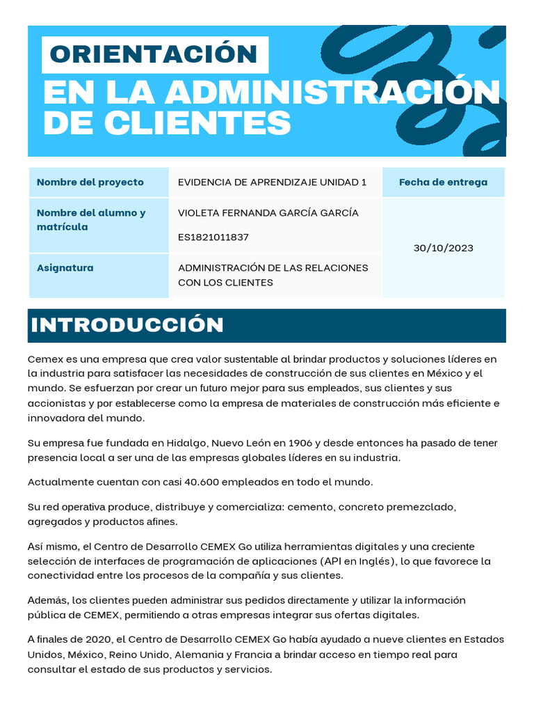 Iarc U1 Ea Vigg | PDF | Business | Gestión de la relación con el cliente