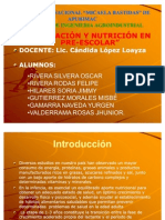 EXPOSICION NUTRI 2-ALIMENTACIÓN Y NUTRICIÓN EN PRE-ESCOLAR