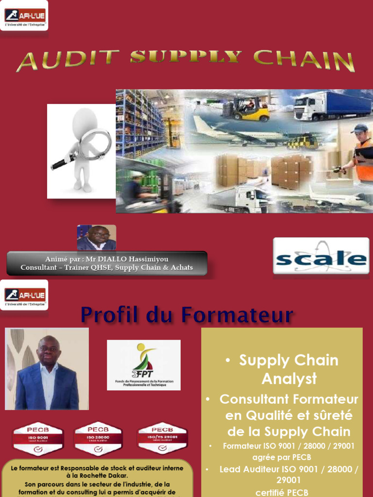 Audit de la Supply Chain à La Rochette | PDF | Logistique | Audit