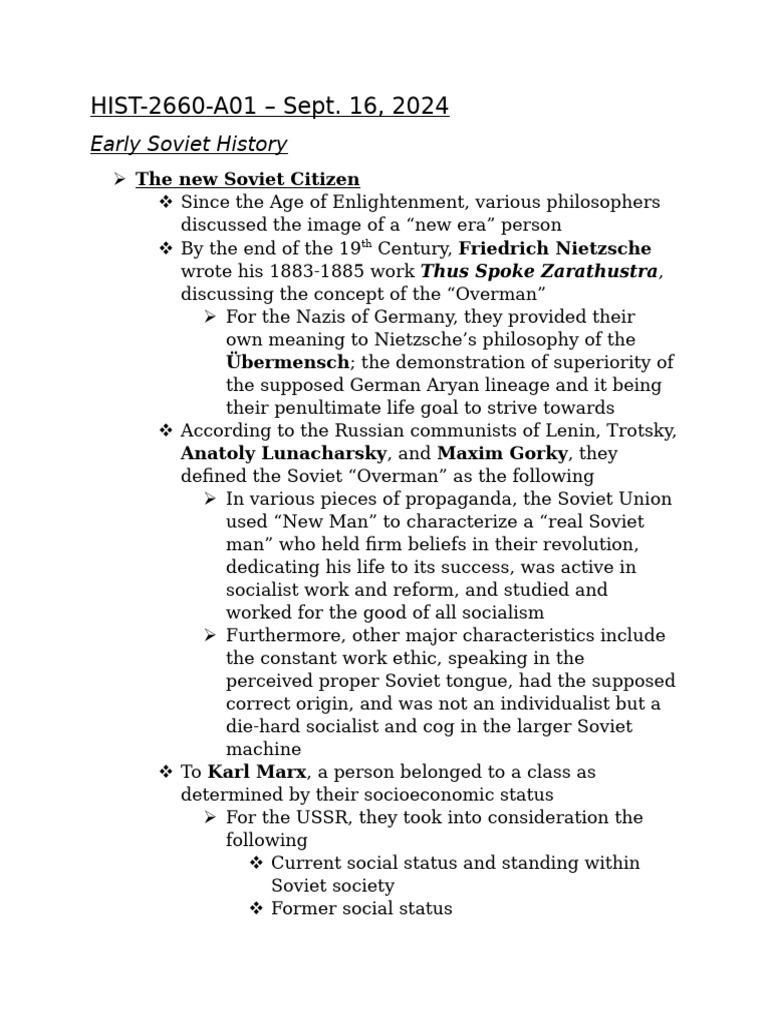Sept. 16, 2024 | PDF | Communism | Soviet Union