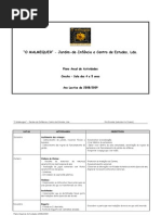 Plano Anual de Actividades Sala 4 e 5 Anos