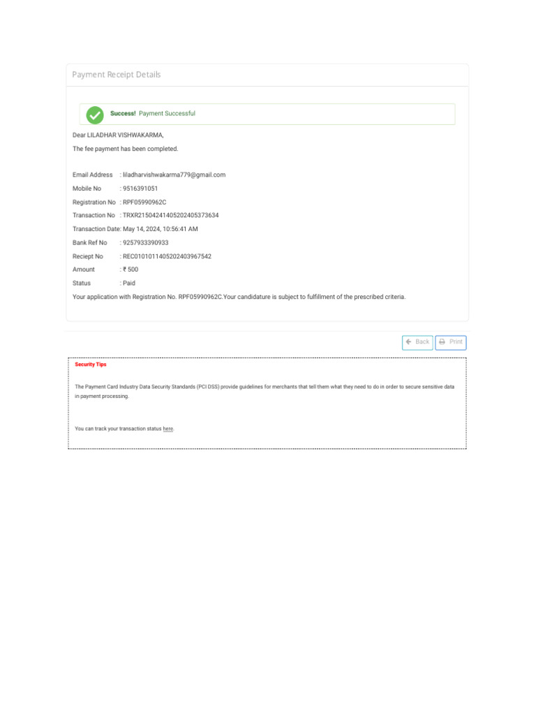 Railway Receipt | PDF