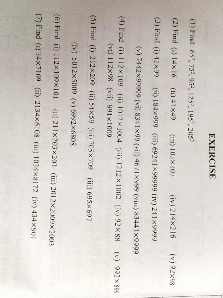 Vedic Mathematics Pdf