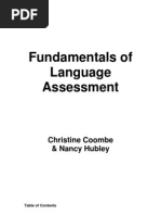 Download Fundamentals of Language Assessment Manual by Coombe and Hubley by Segundo Sanchez Loor SN78467061 doc pdf