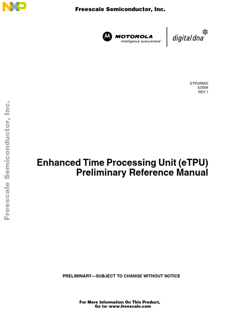 ETPURM Reference Manual | PDF | Computer Engineering | Computer ...