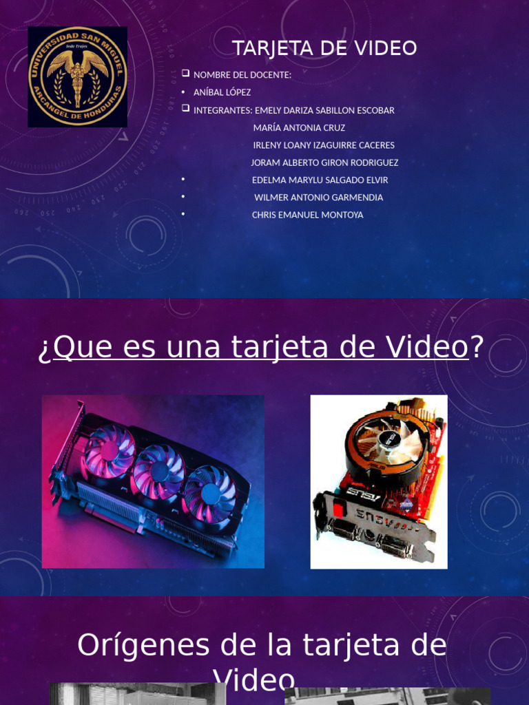 Guía Completa sobre Tarjetas de Video | PDF | Hardware de la ...