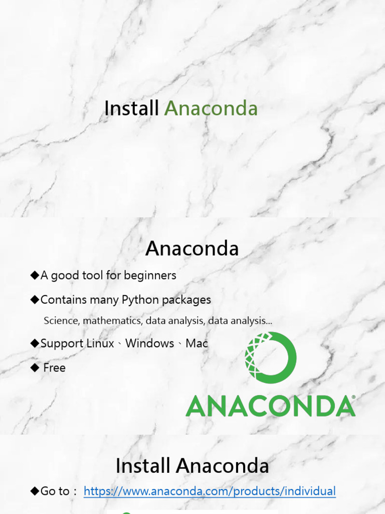 Anaconda Installation and Creating environment_Lecture_03 | PDF ...