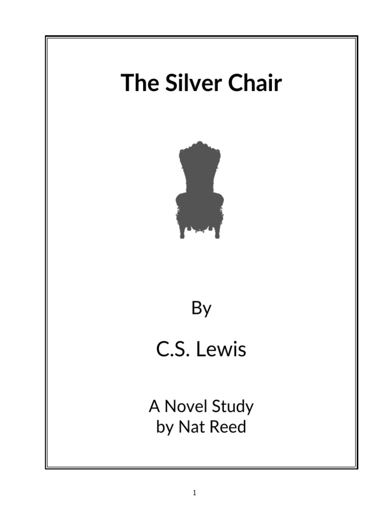 The Silver Chair A Novel Study Guide PDF The Chronicles