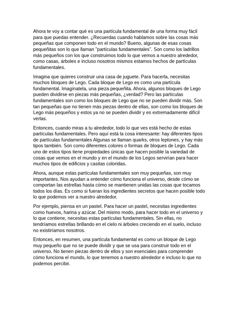 Partículas Fundamentales | PDF | Partícula elemental | Universo