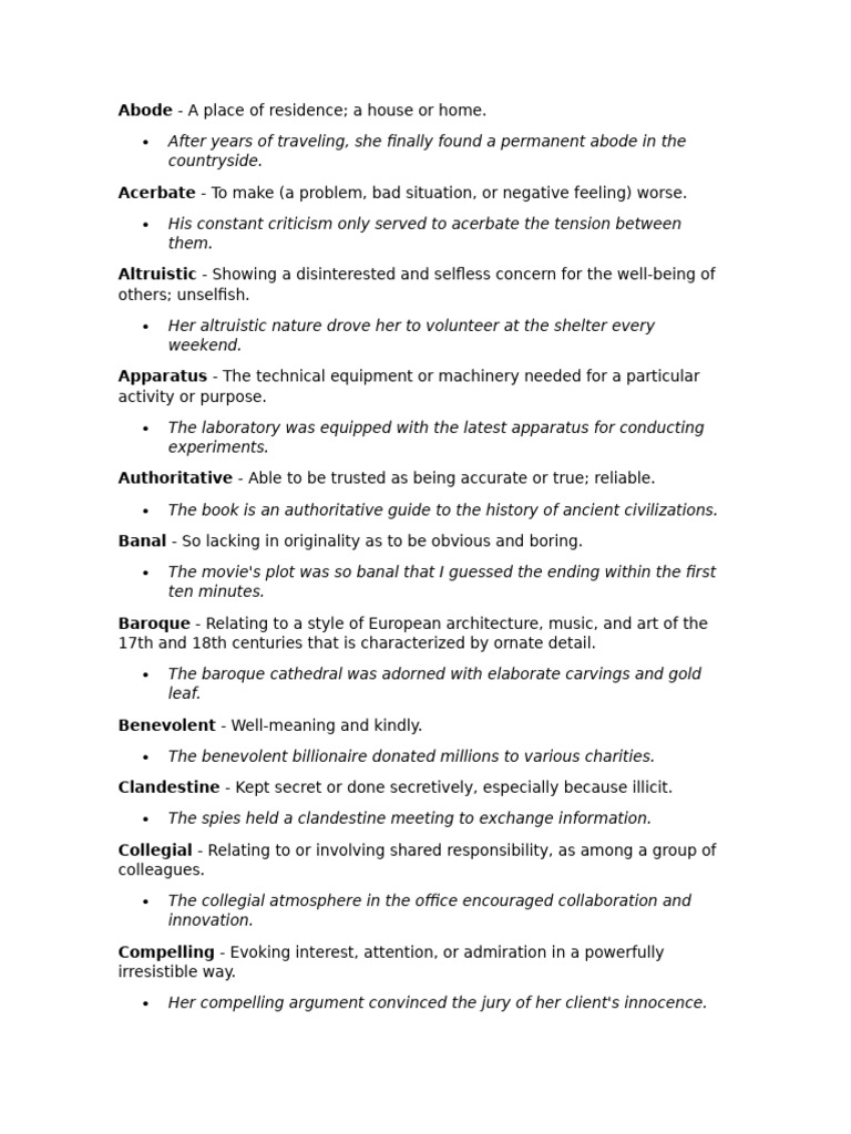 Understanding Acerbate and Its Impact | PDF | Vocabulary | Reading ...