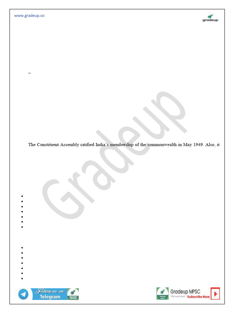 Indian Constitution Formation Guide | PDF | Separation Of Powers ...